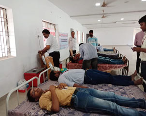 Blood Donation Camp at Usha Rama College