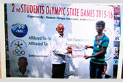 Gold Medal in 2nd Students Olympic state Games 5