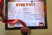 Gold Medal in Folk Dance in National Level VIVIA 1