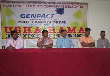 GENPACT off-campus pool drive on 15/2/2016